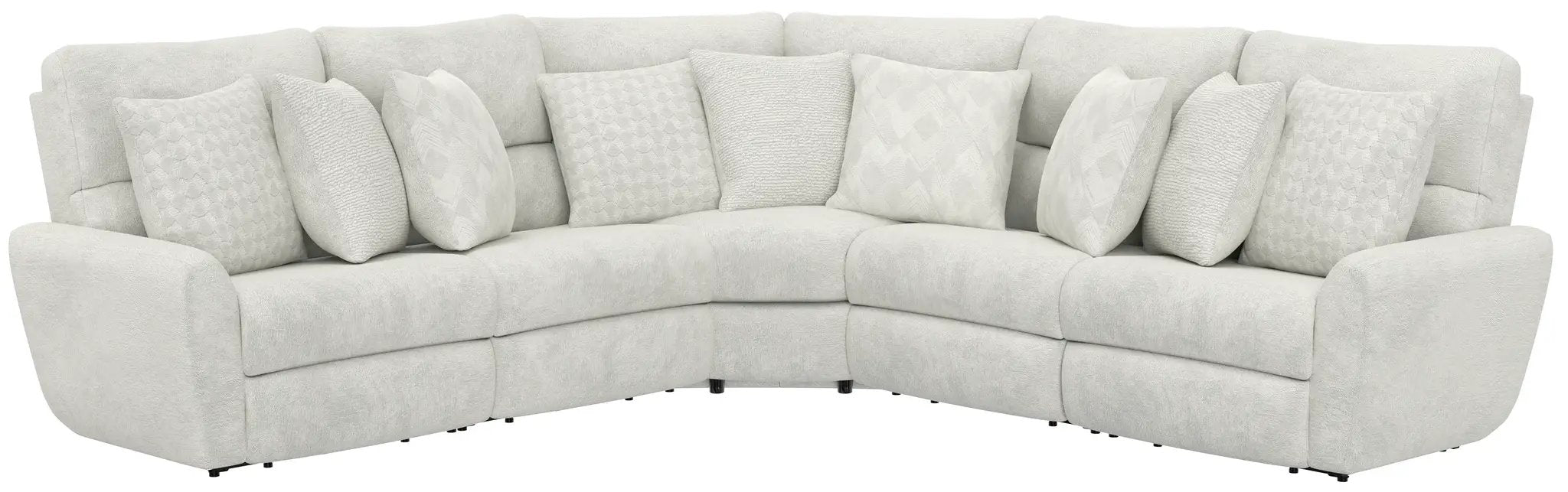 Majesty - Deep Seating Power Reclining Sectional by Unique Piece Furniture