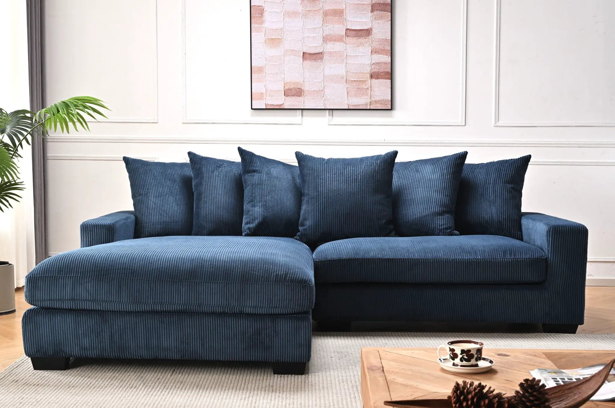 Luxe - Oversized 2 Piece Sectional Couches For Living Room, L Shaped Sofa With Chaise by HouseOfZazla
