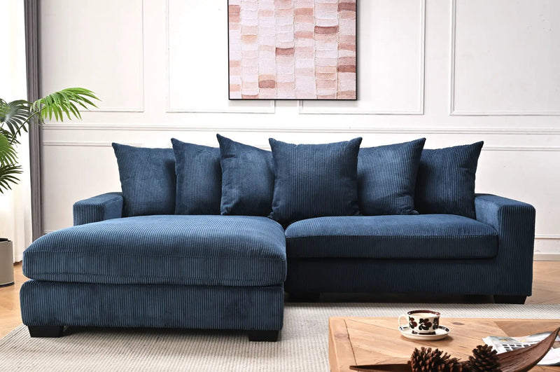 Luxe - Oversized 2 Piece Sectional Couches For Living Room, L Shaped Sofa With Chaise by HouseOfZazla