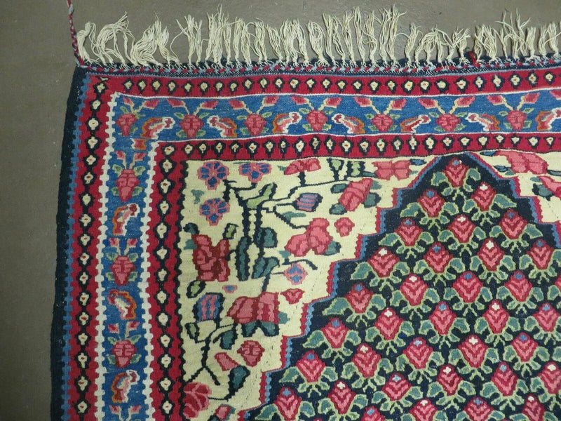 4' X 6' Vintage Handmade Turkish Flat weave Rug Tribal by Jewel Rugs