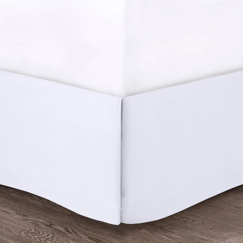 5 Piece Microfiber Ruffled Comforter Set White Queen by HouseOfZazla