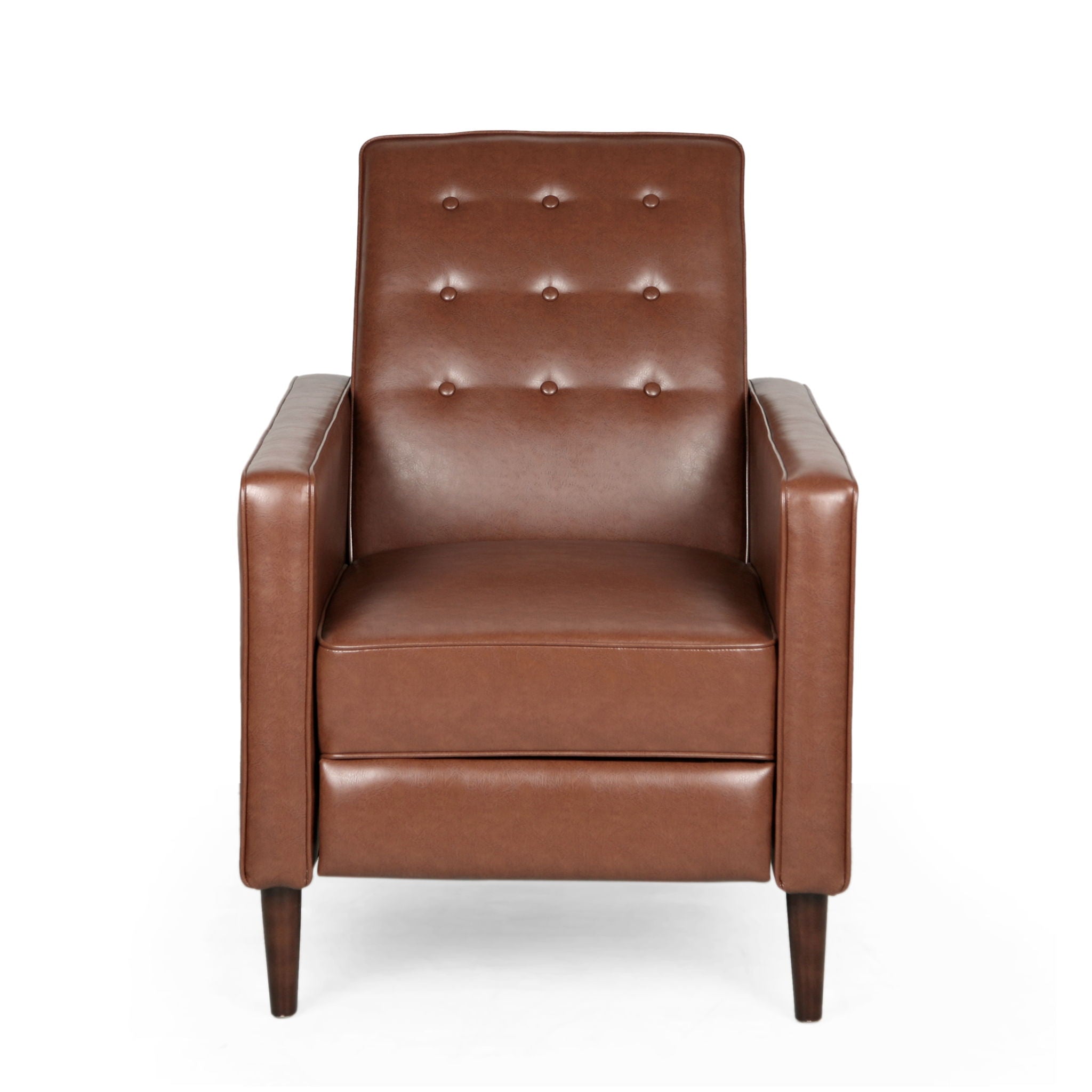 Mid-Century Modern Recliner With Button Tufted Waffle Stitch by HouseOfZazla