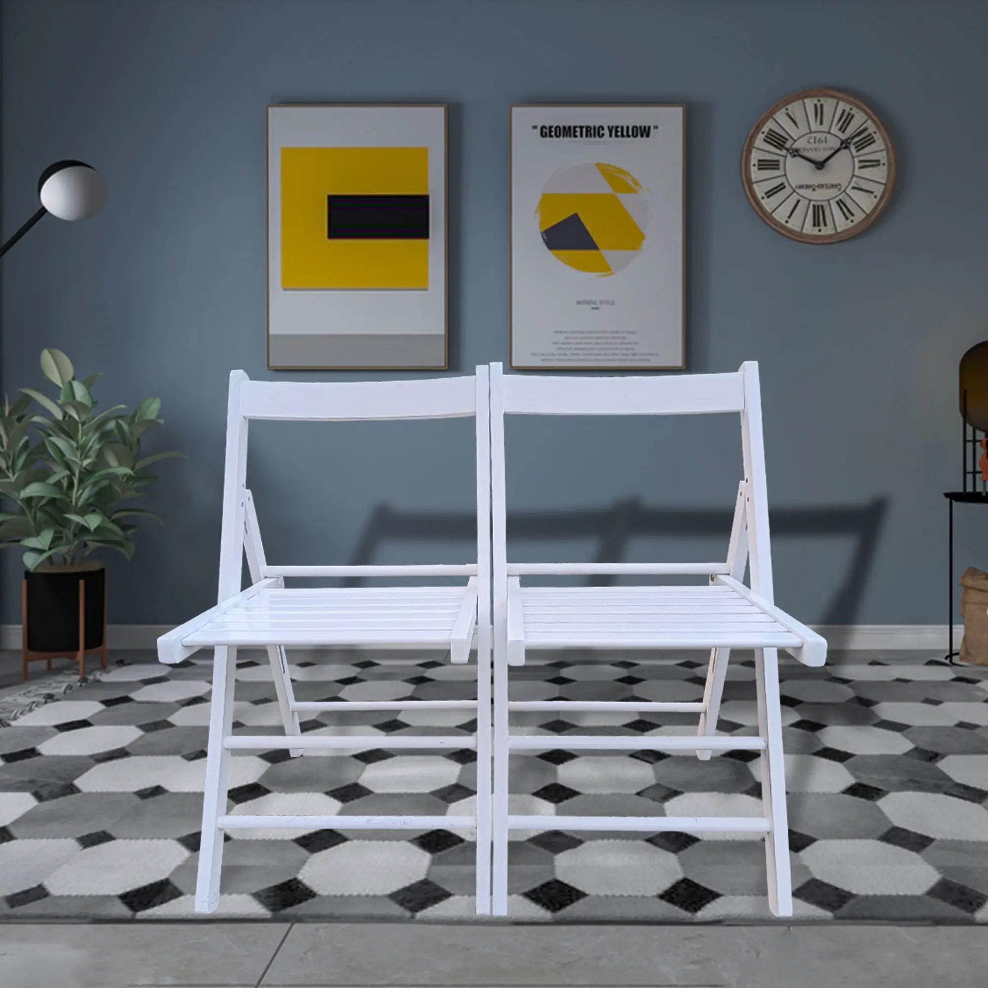 Folding Chair, Foldable Style (Set of 2) by HouseOfZazla
