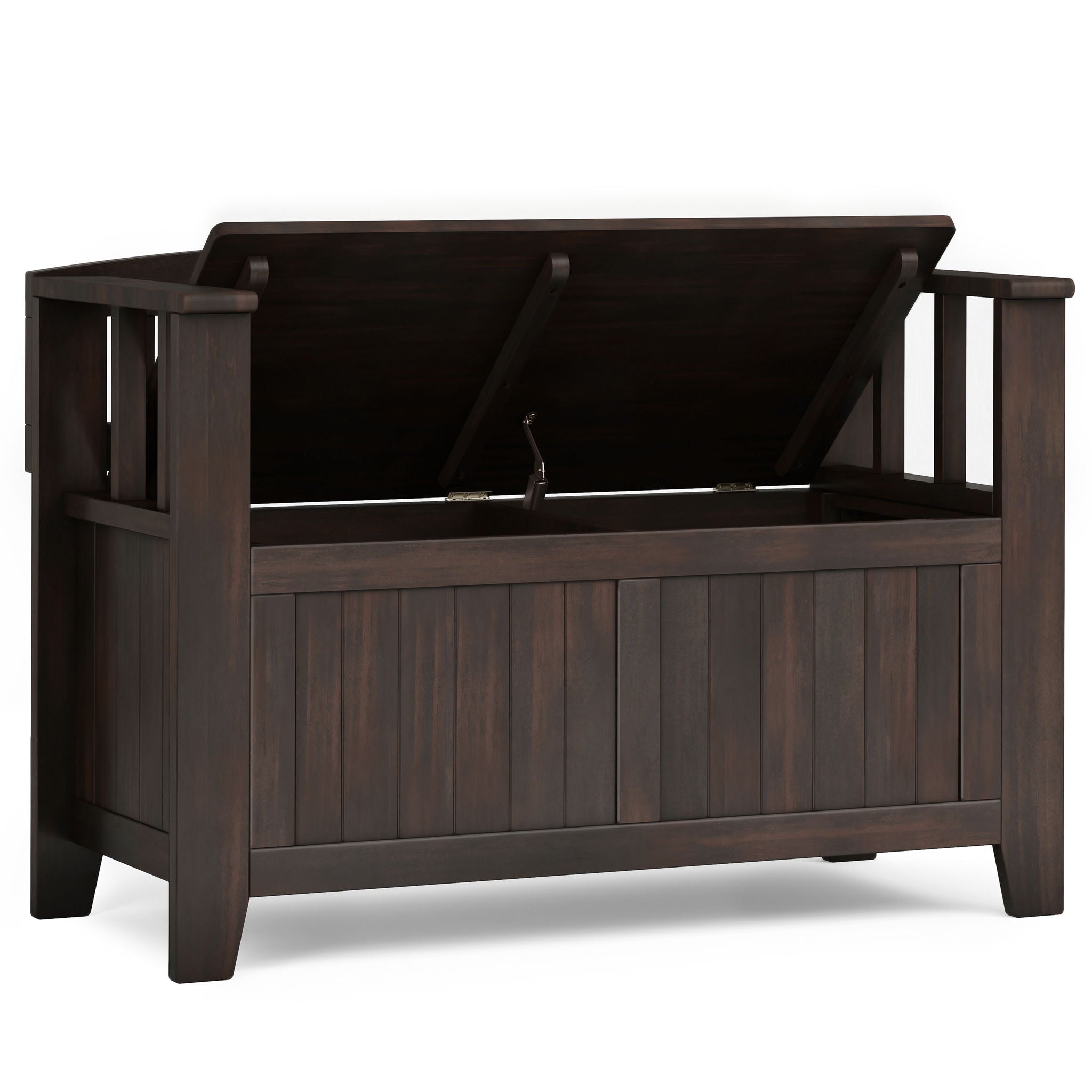 Acadian - Entryway Storage Bench, Handcrafted by HouseOfZazla