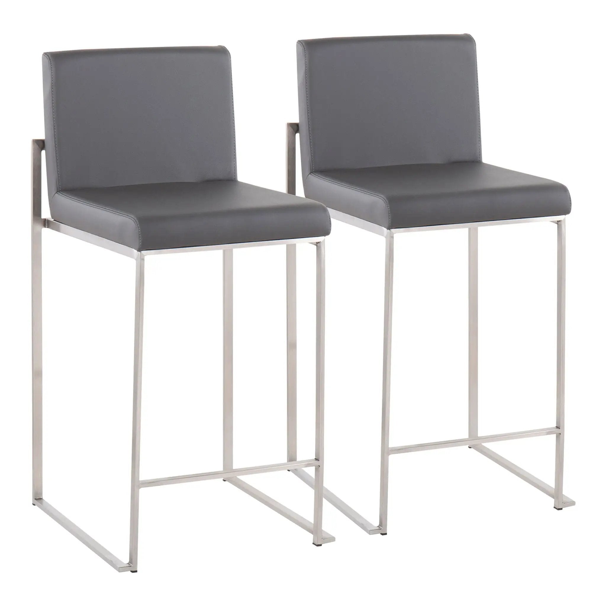 Fuji - Contemporary High Back Counter Stool, Functional Design by HouseOfZazla