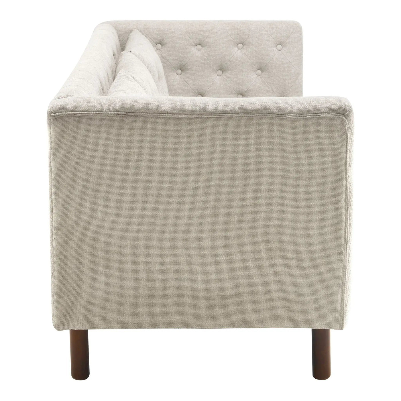 Upholstered Sofa Modern 3 Seater Sofa Couch With Tufted Design For Living Room by HouseOfZazla