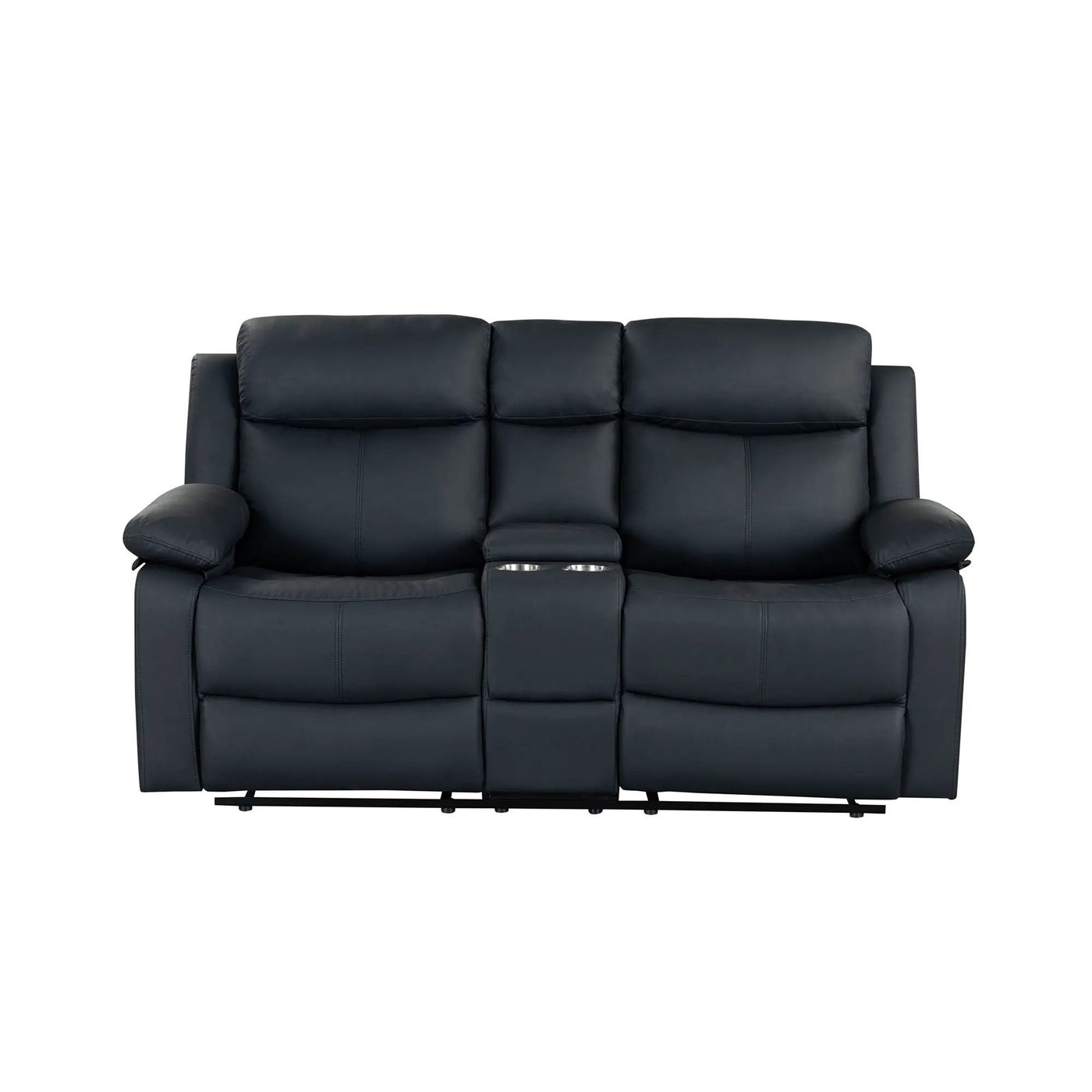 Blanche - Console Reclining Loveseat With LED Lights And Speakers by Unique Piece Furniture