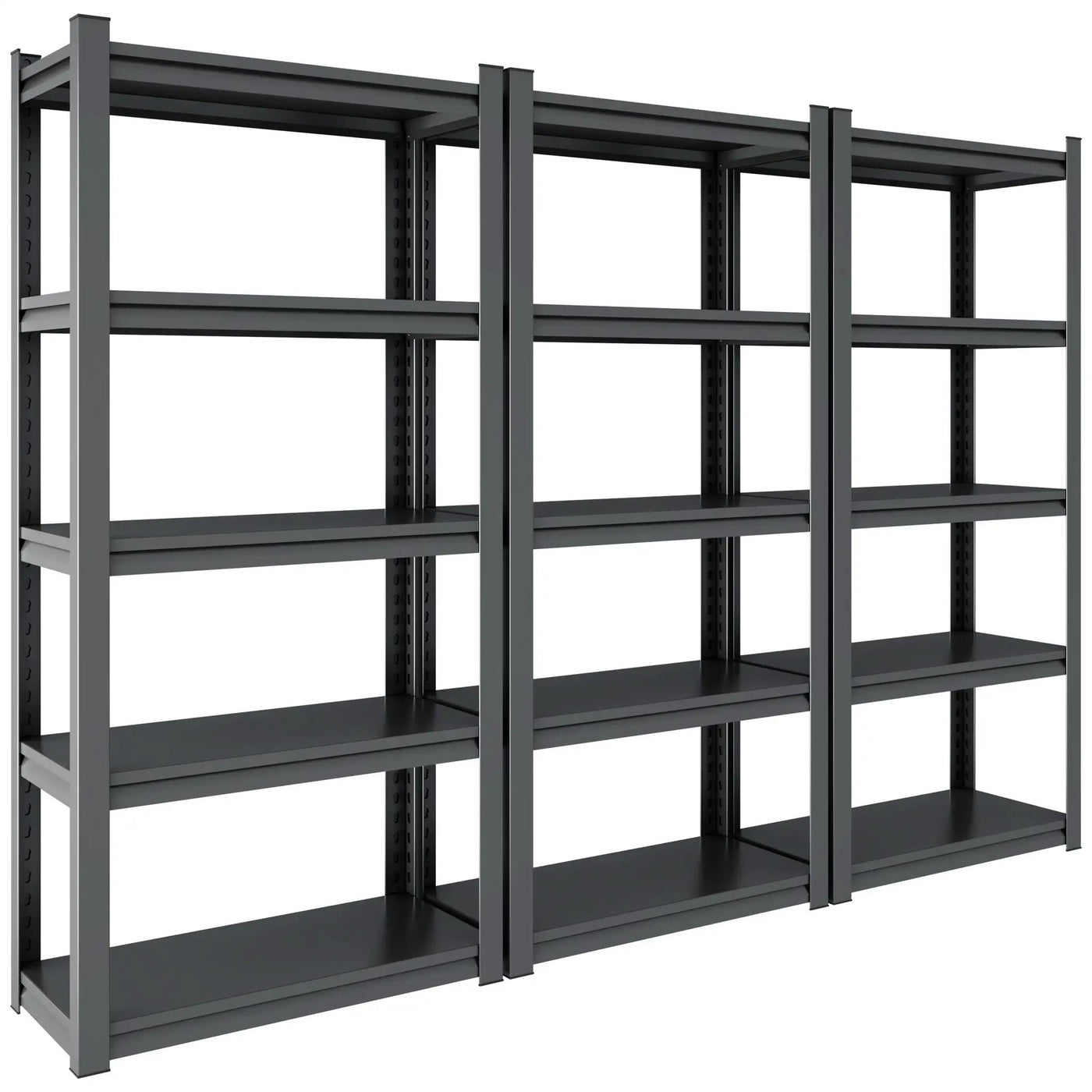 Industrial Heavy Duty Metal Garage Shelving Unit, Adjustable Storage Rack by HouseOfZazla