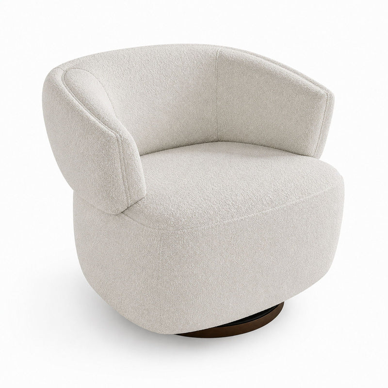 Swivel Barrel Accent Oversized Club Chair by HouseOfZazla