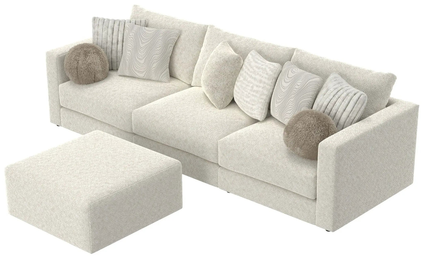 Ritzy - Modular Sofa And Included Cocktail Ottoman by Unique Piece Furniture