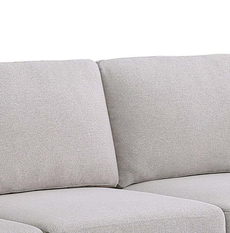 Light Gray Loveseat with Removable Cushions - Kristin, photo 2 of 5