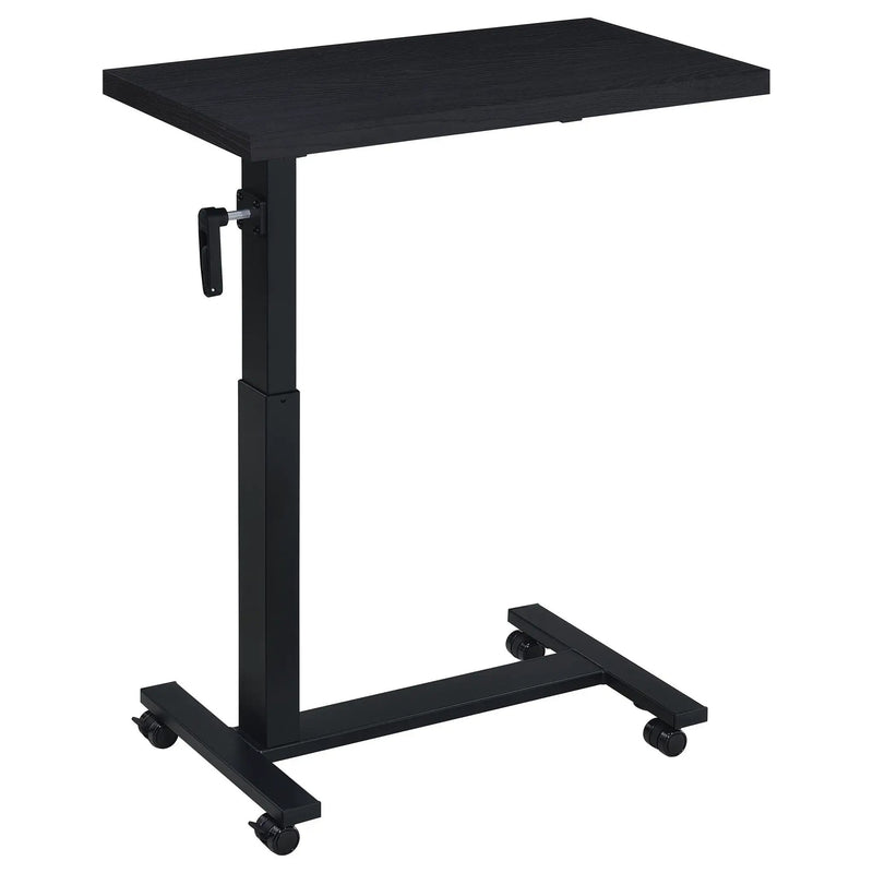 Westpark Height Adjustable Mobile Bedroom C-Table Black by Unique Piece Furniture