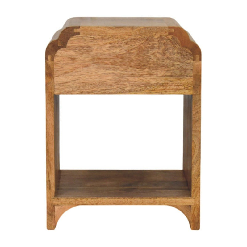 Newton - Nightstand With A Drawer And Open Shelf by HouseOfZazla