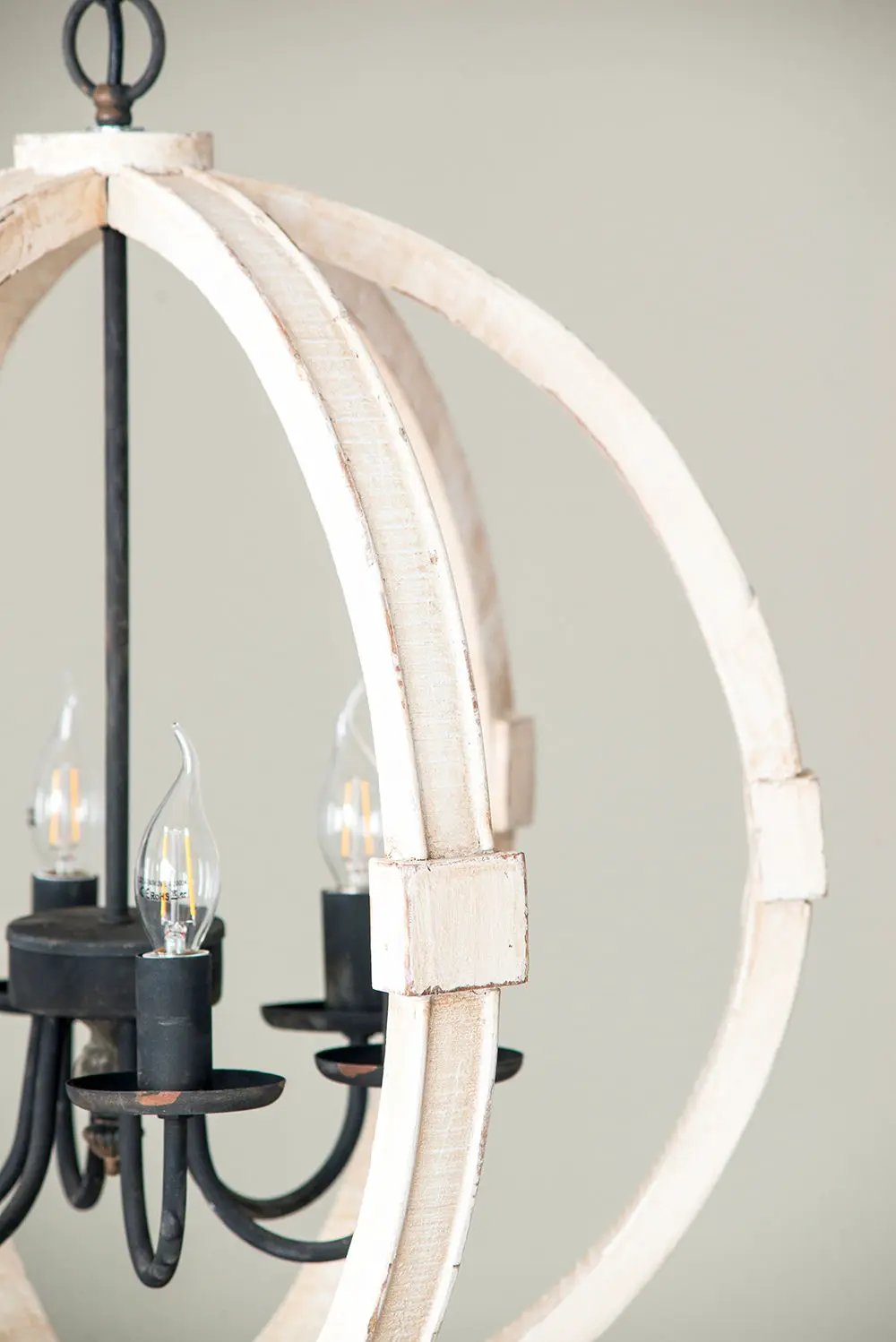 Chandelier, Hanging Light Fixture With Adjustable Chain For Kitchen, Bulb Not Included by HouseOfZazla