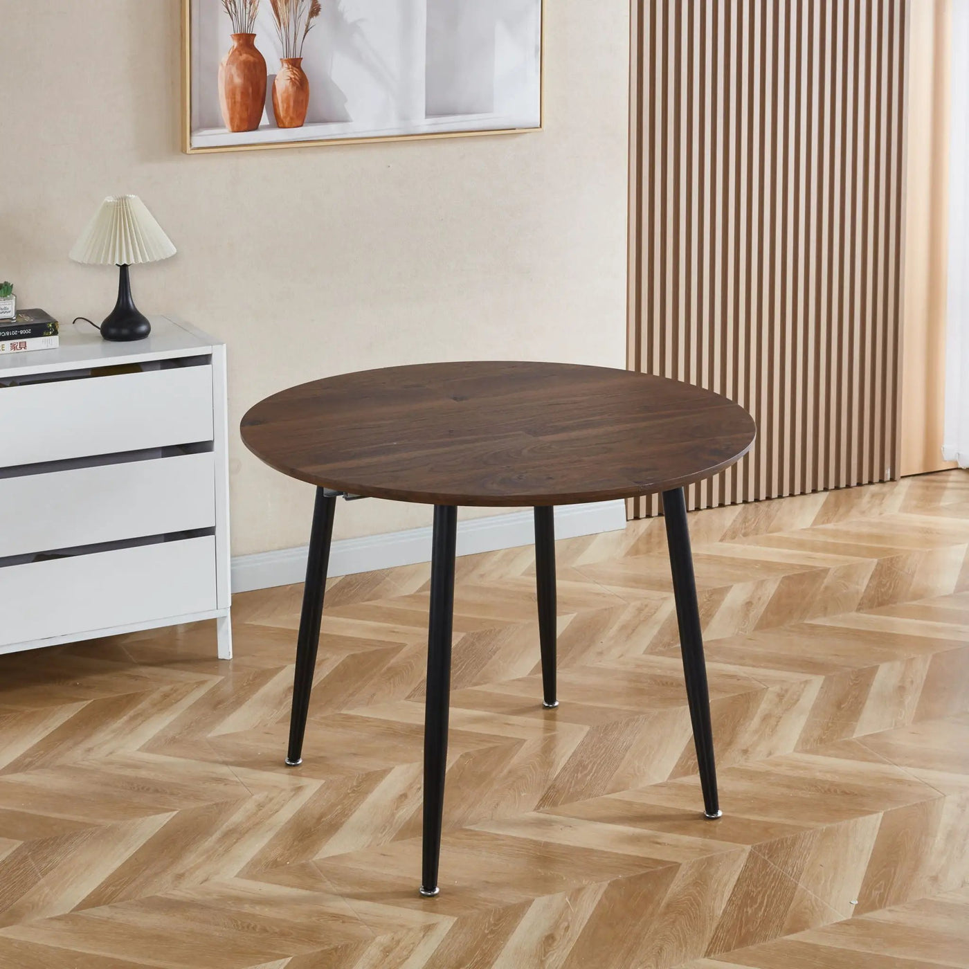 Extensible Table, Dining Table, Office Table, Coffee Table Metal Leg by HouseOfZazla