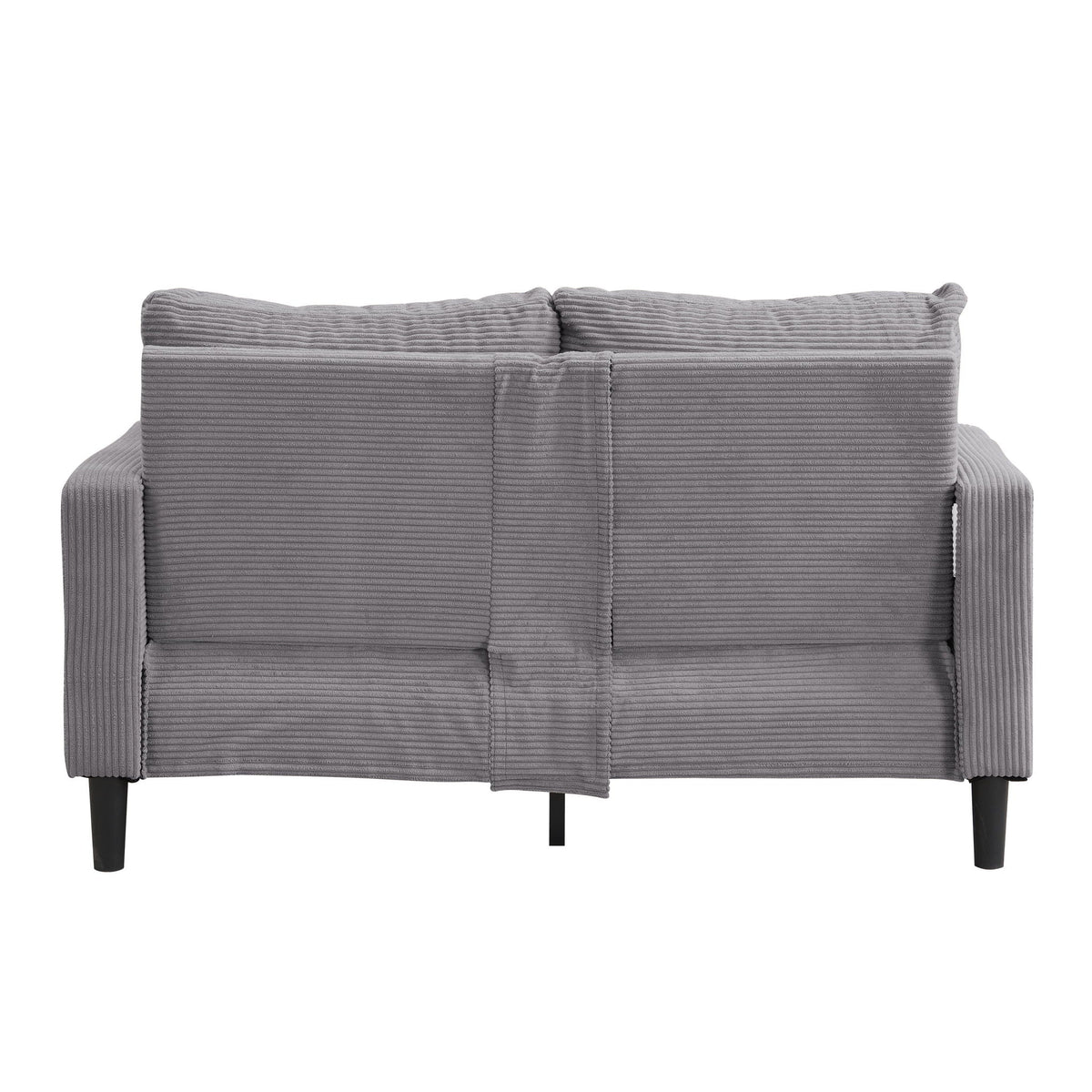 Modern Upholstered Loveseat Sofa with High Resilience - Orange, Gray, Dark Gray, photo 4 of 32