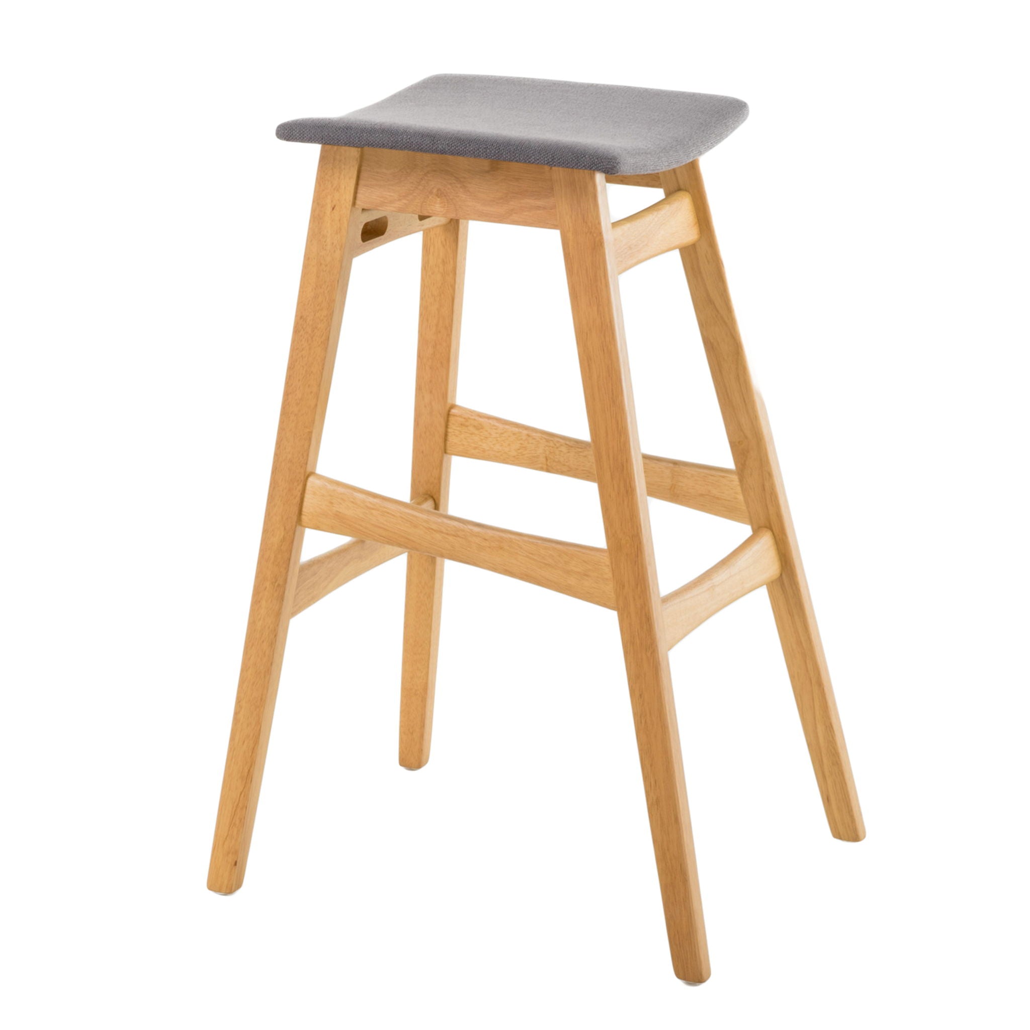 Modern Bar Stool Set With Upholstered Seating by HouseOfZazla