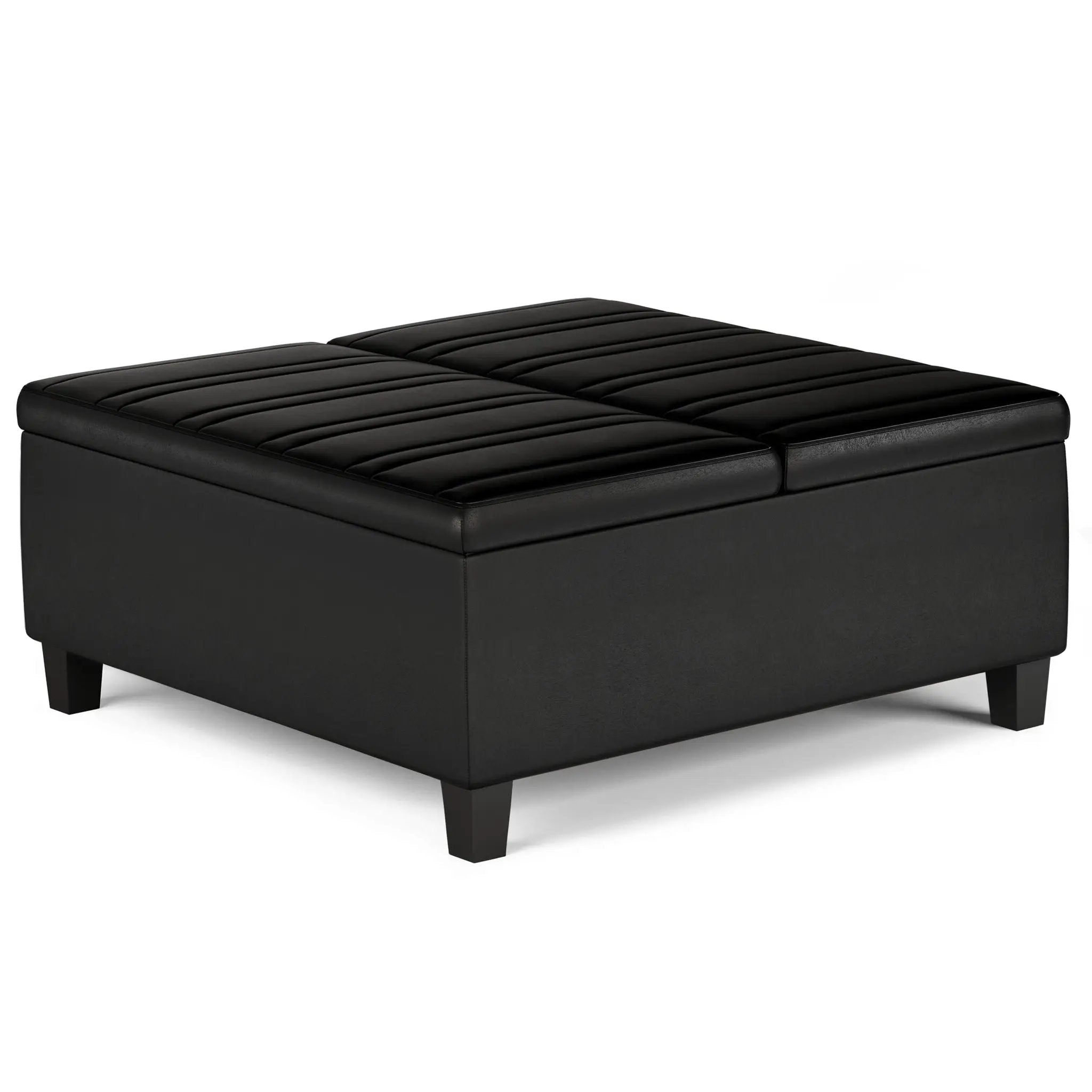 Ellis - Coffee Table Storage Ottoman Contemporary Design by Unique Piece Furniture