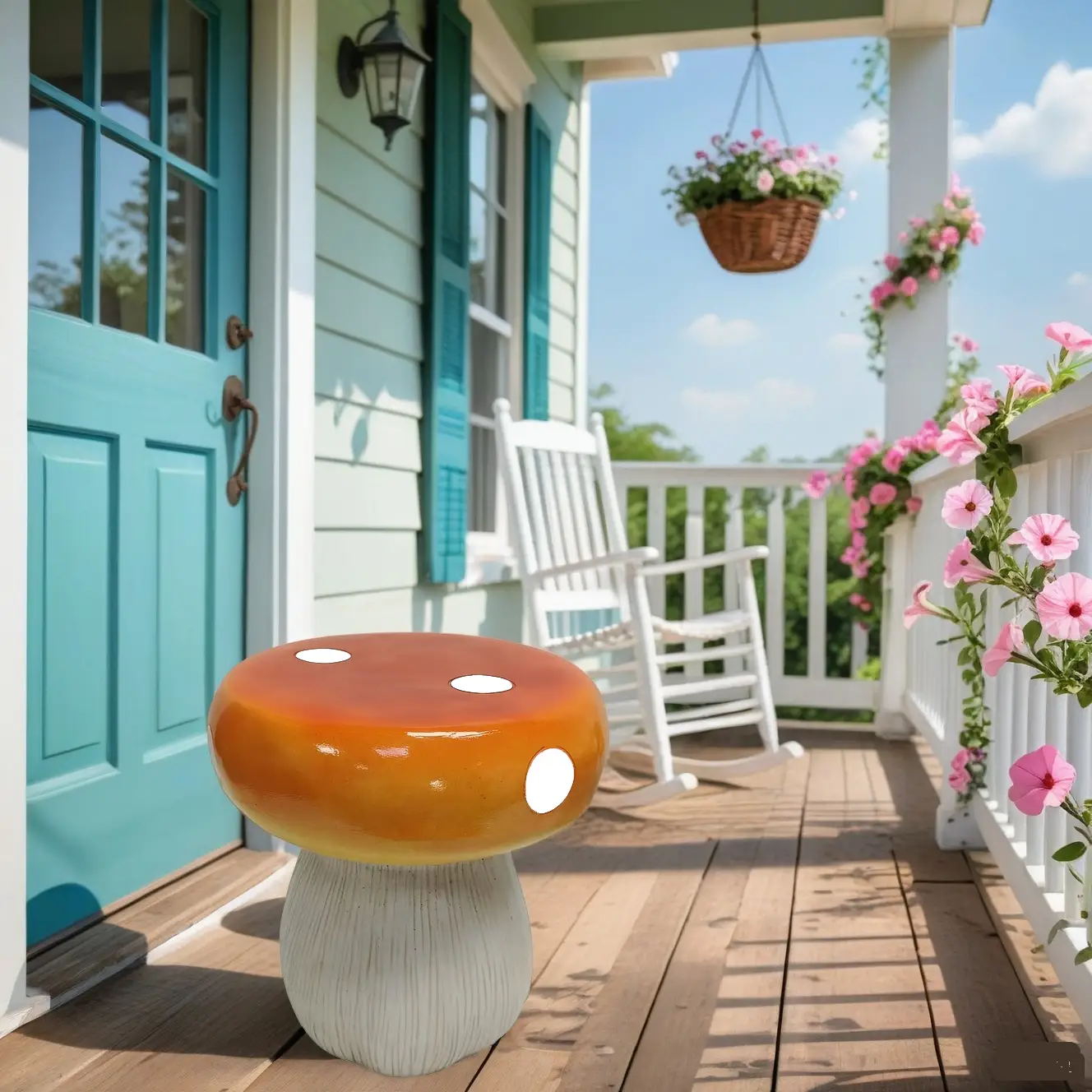 Mushroom Resin Model Stool by HouseOfZazla