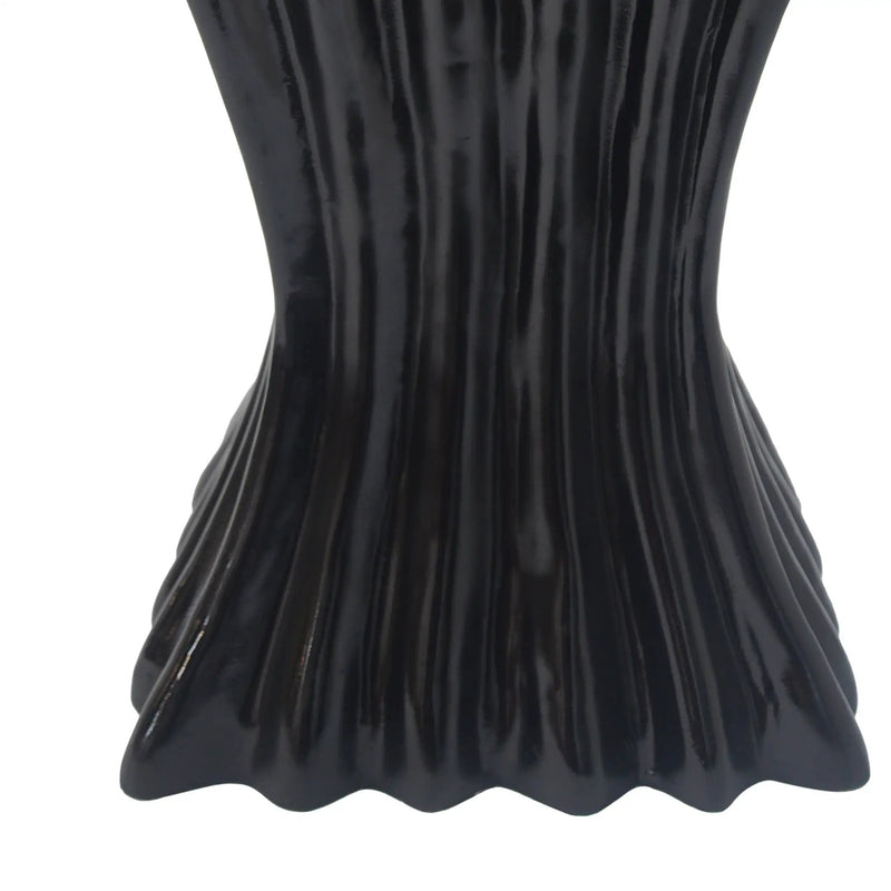 Outdoor Side Table, Wave Design End Table by HouseOfZazla