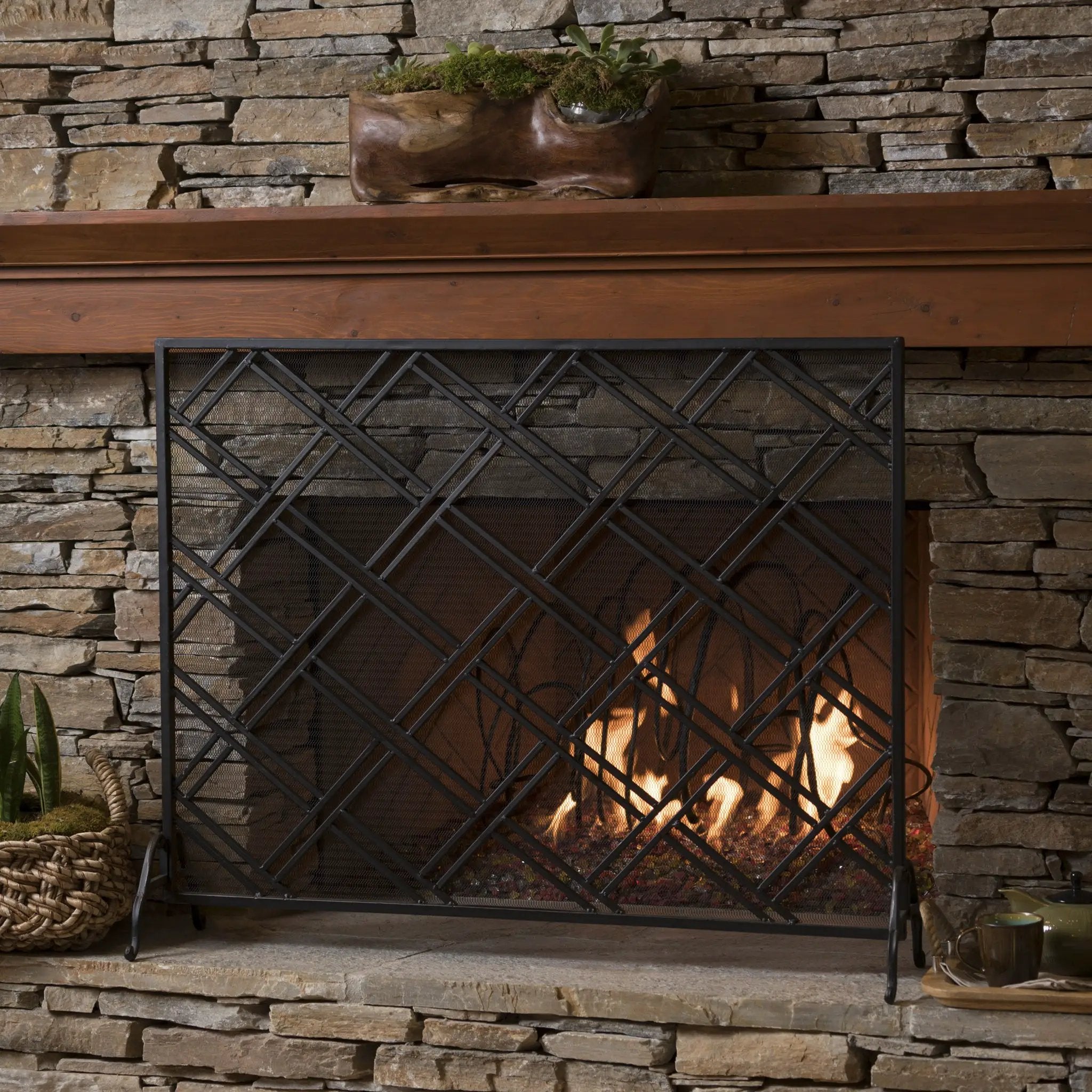 Elegant Design Fire Screen Protective Barrier by HouseOfZazla