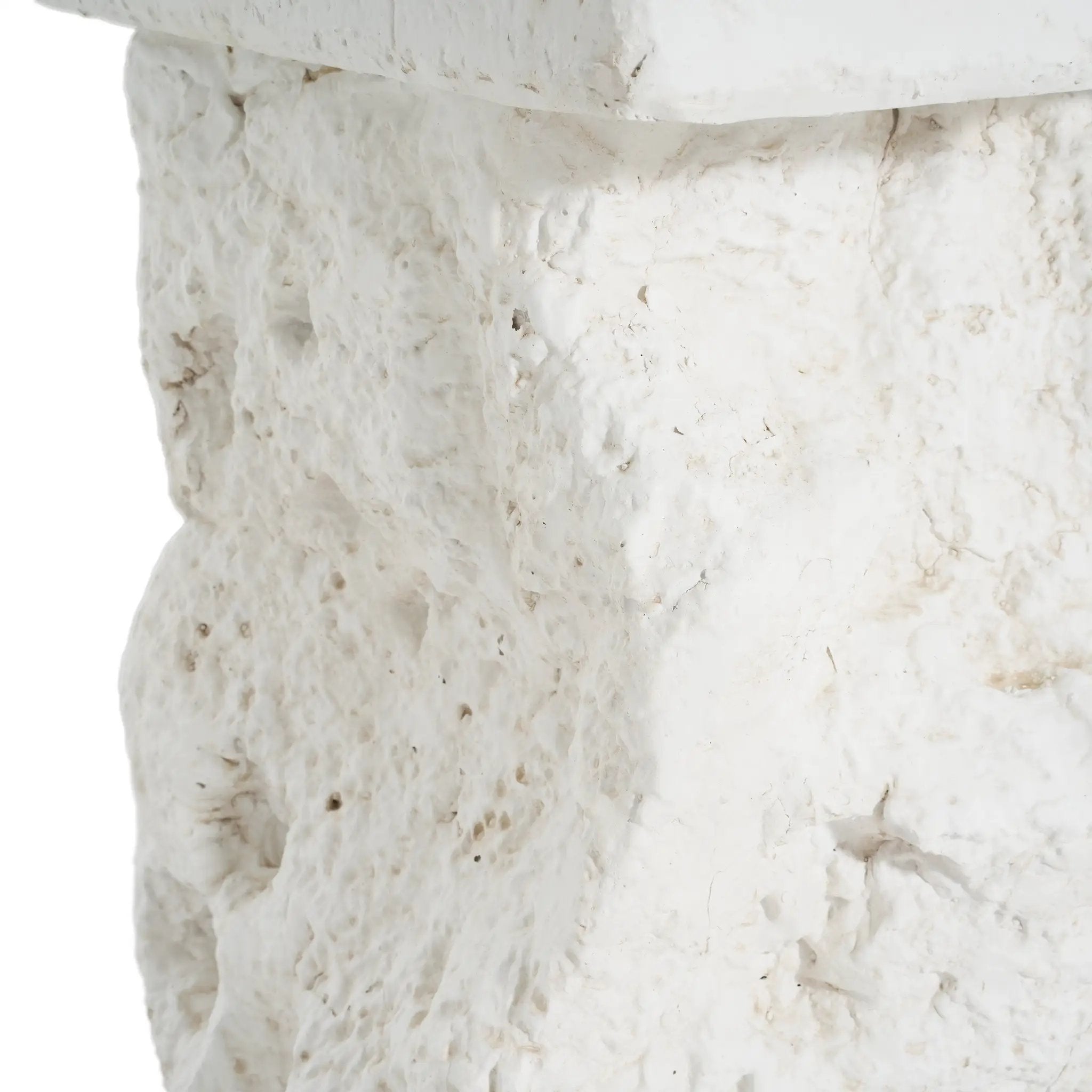 Talia Outdoor Patio Modern Artistry MGO Side Table, White by HouseOfZazla