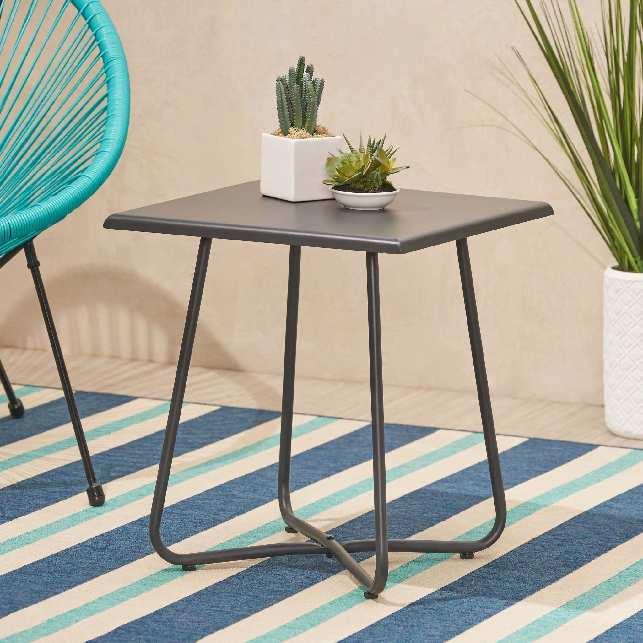 Alder Side Table - Gray by HouseOfZazla