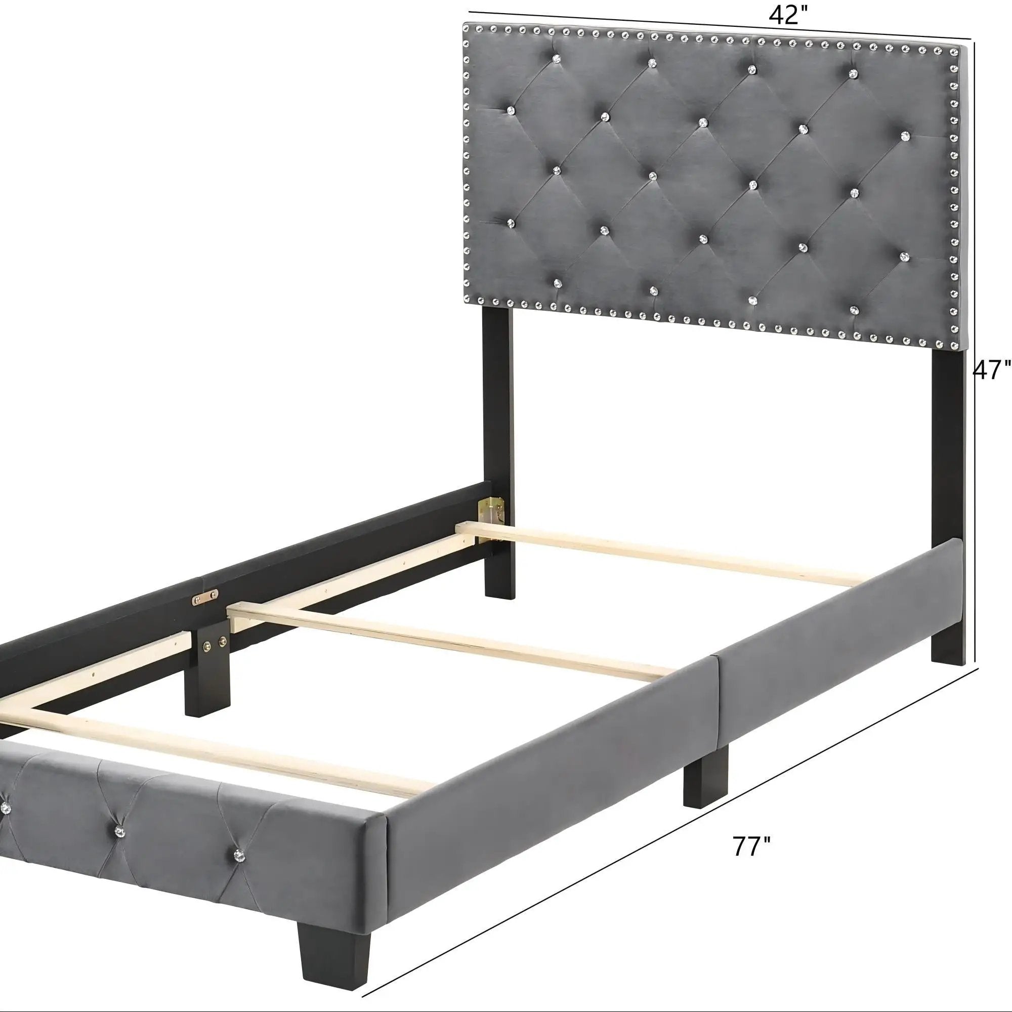 Luxurious Upholstered Bed by Unique Piece Furniture