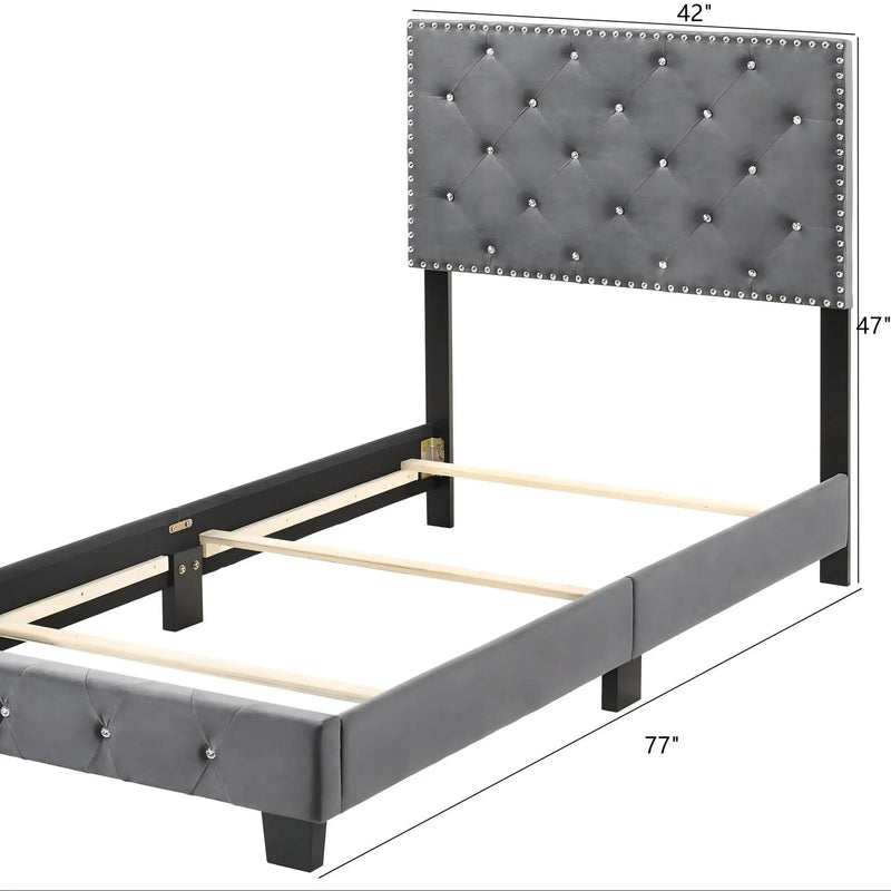 Luxurious Upholstered Bed by Unique Piece Furniture