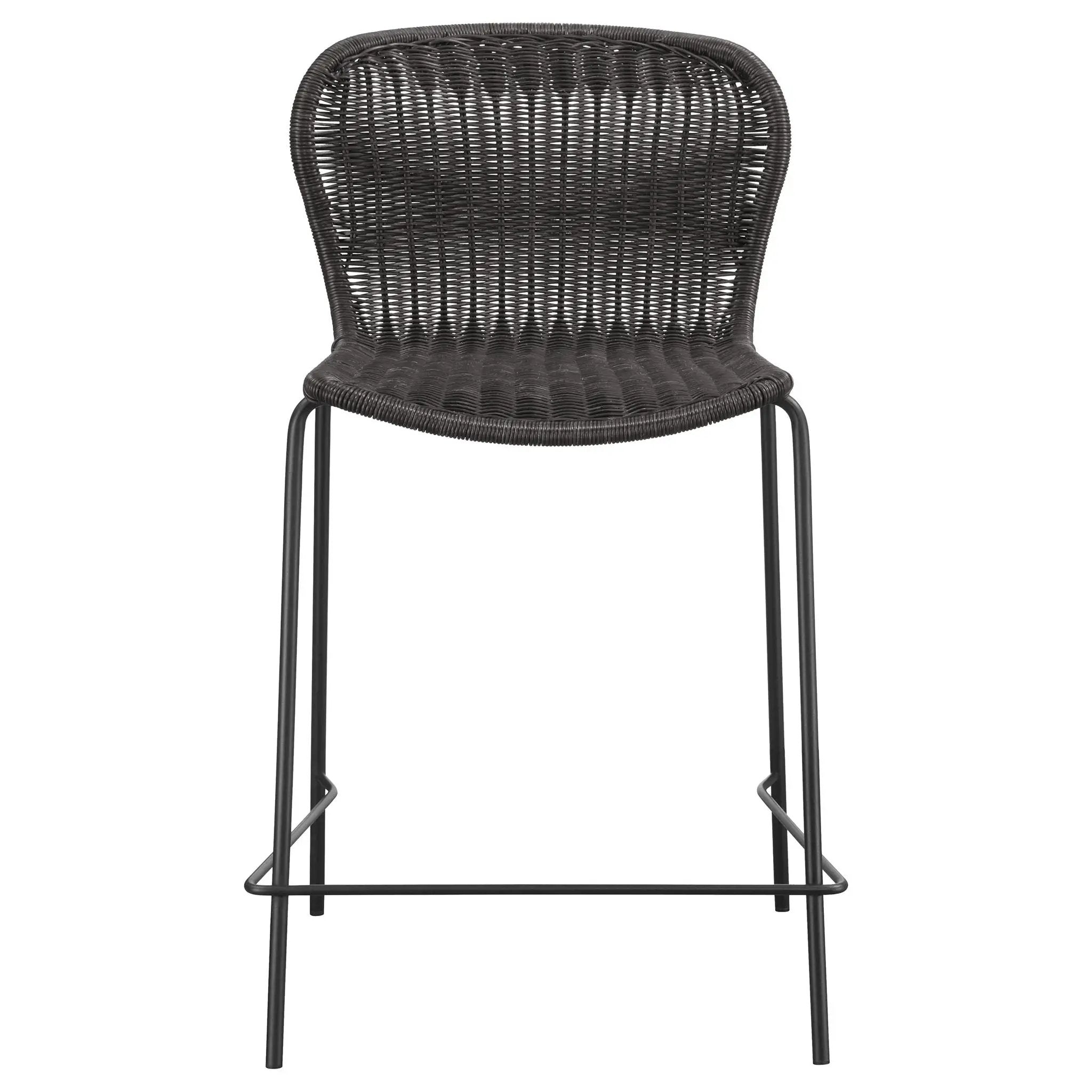 Mckinley - Counter Chair (Set of 2) Seat - Brown by HouseOfZazla