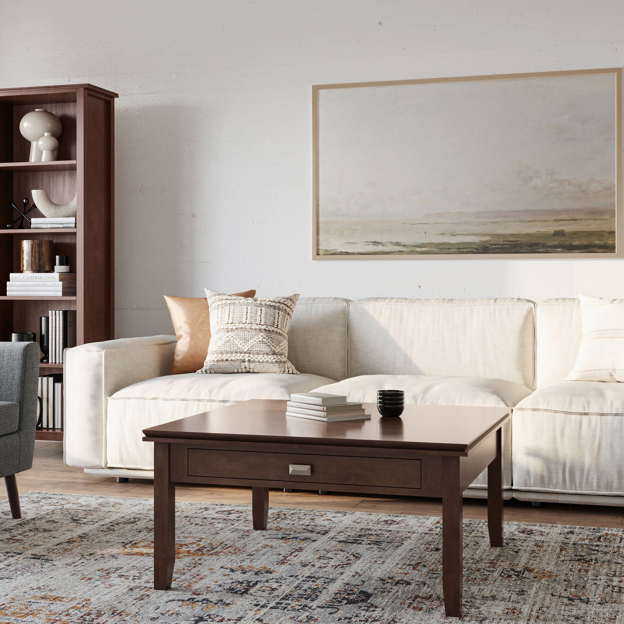 Artisan - Square Coffee Table - Russet Brown by HouseOfZazla