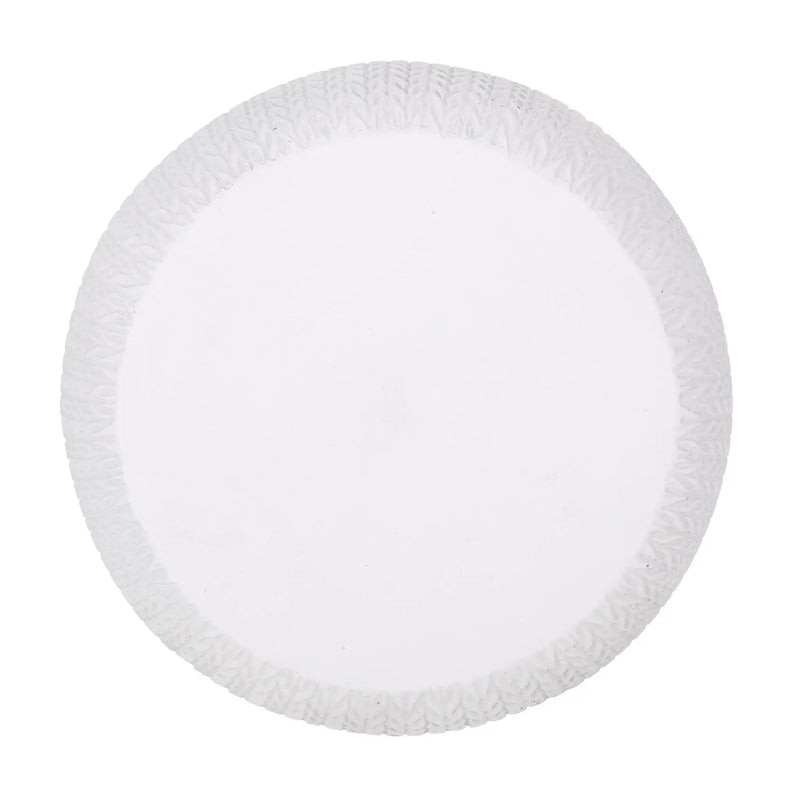 Outdoor Lightweight Concrete Side Table - Antique White by HouseOfZazla