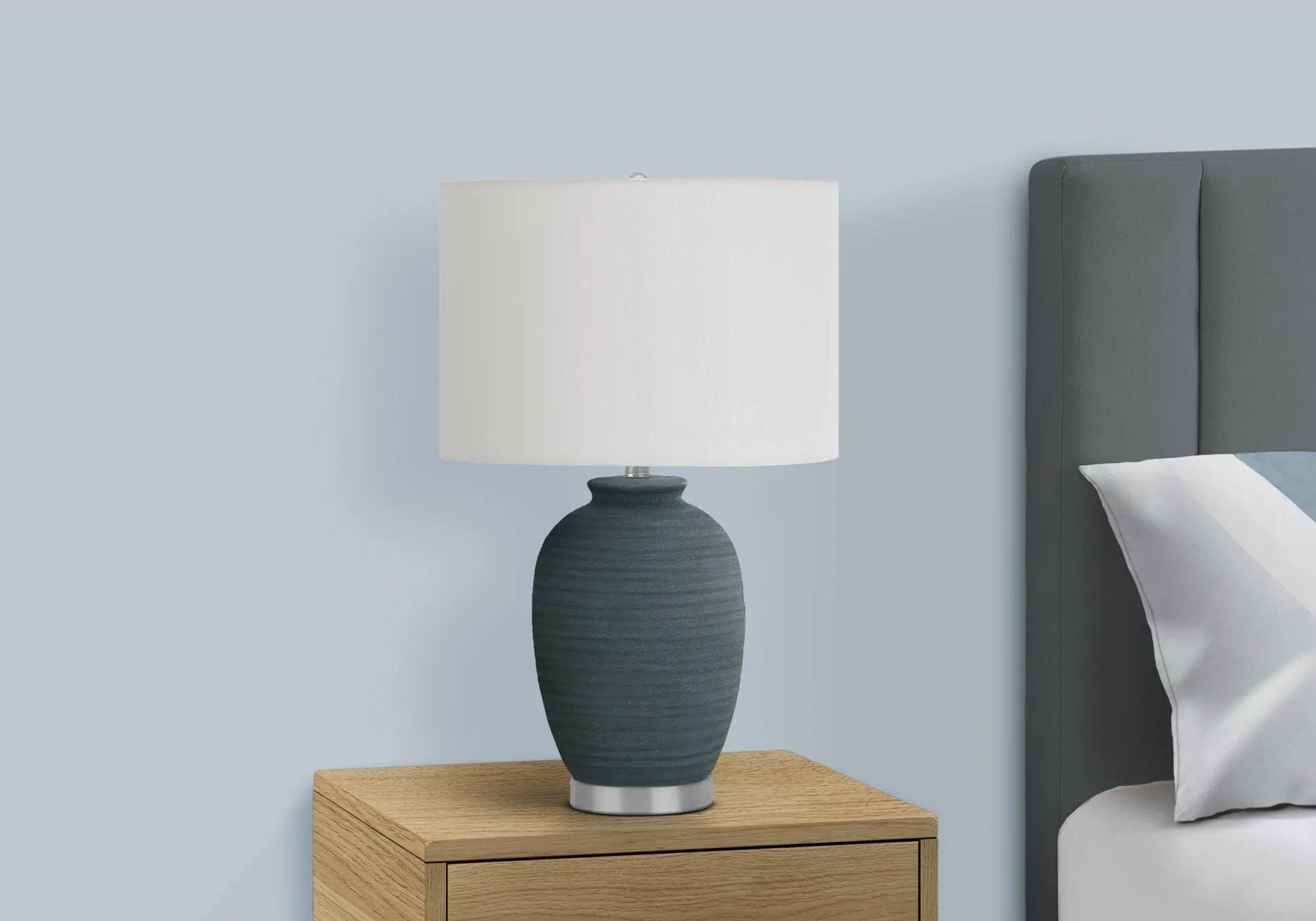Lighting, Table Lamp, Ceramic, Contemporary - Blue by Unique Piece Furniture