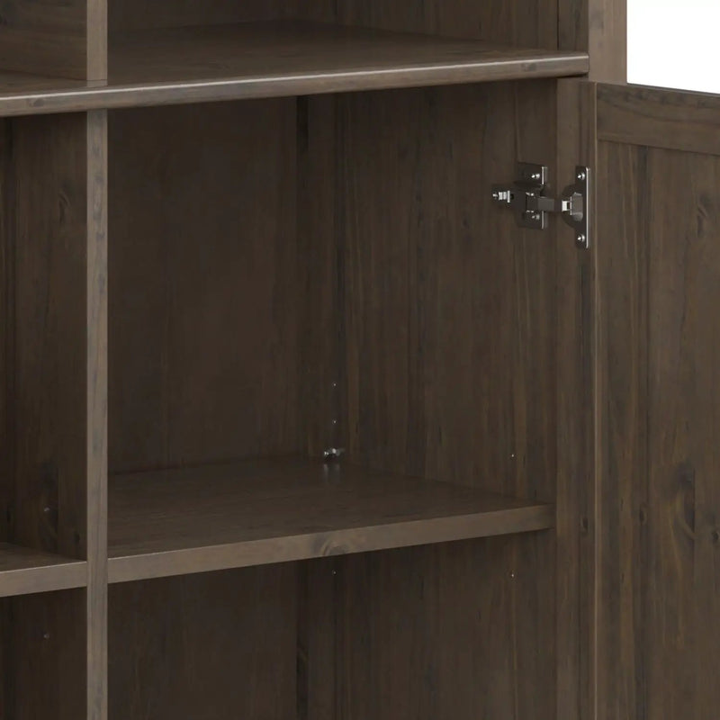 Lev - Medium Storage Cabinet - Smoky Brown by Unique Piece Furniture