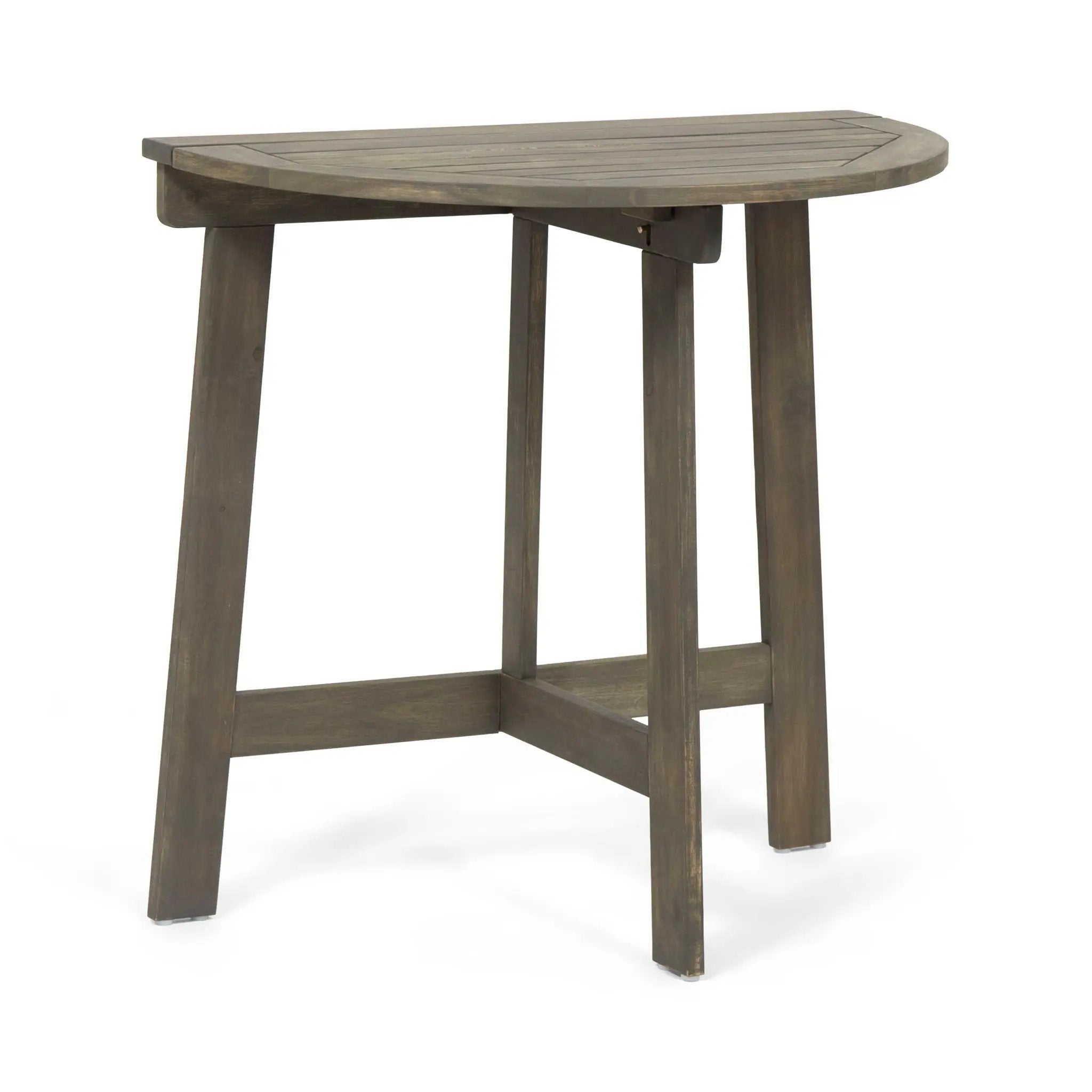 Outdoor 3 Piece Half Round Folding Bistro Set by HouseOfZazla