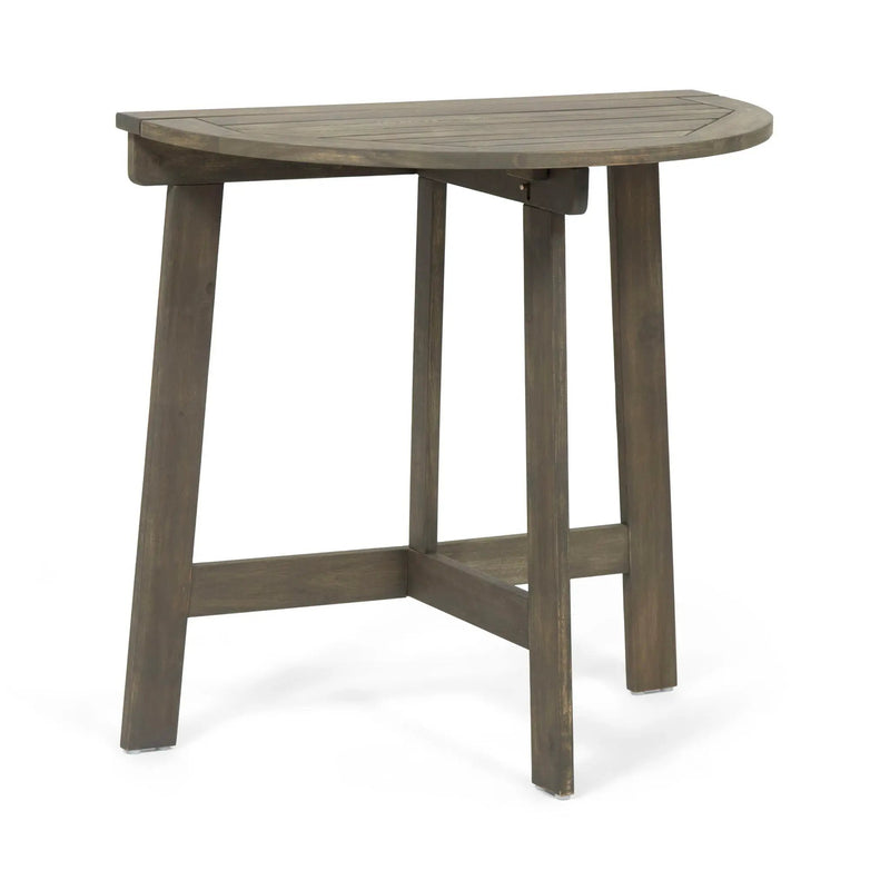 Outdoor 3 Piece Half Round Folding Bistro Set by HouseOfZazla