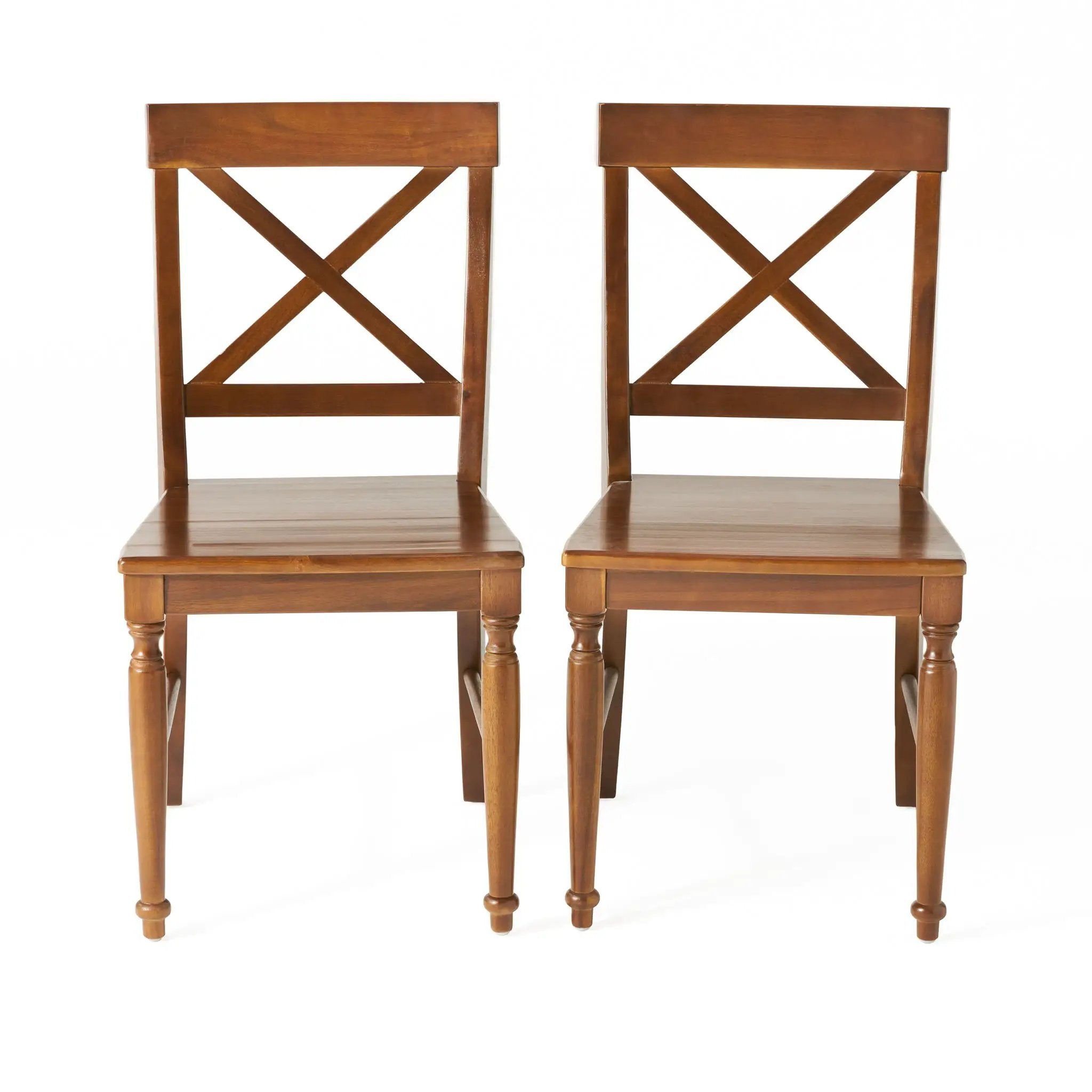 Dining Chair With X Shaped Back (Set of 2) by HouseOfZazla