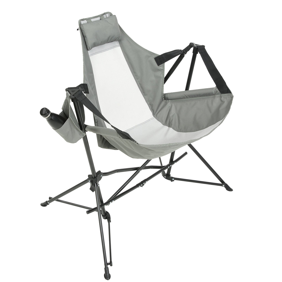 Hammock Camping Chair with Steel Frame - Grey or Black, photo 10 of 10