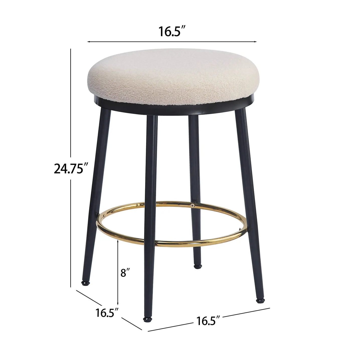 Stylish Design Counter Stools (Set of 2) by HouseOfZazla