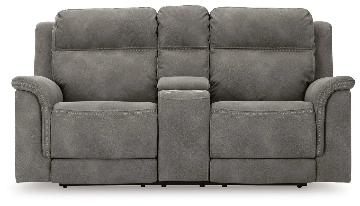 Next-Gen Durapella - Reclining Power Loveseat With Console by Unique Piece Furniture
