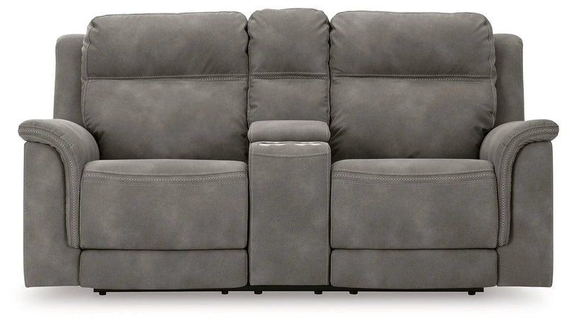 Next-Gen Durapella - Reclining Power Loveseat With Console by Unique Piece Furniture