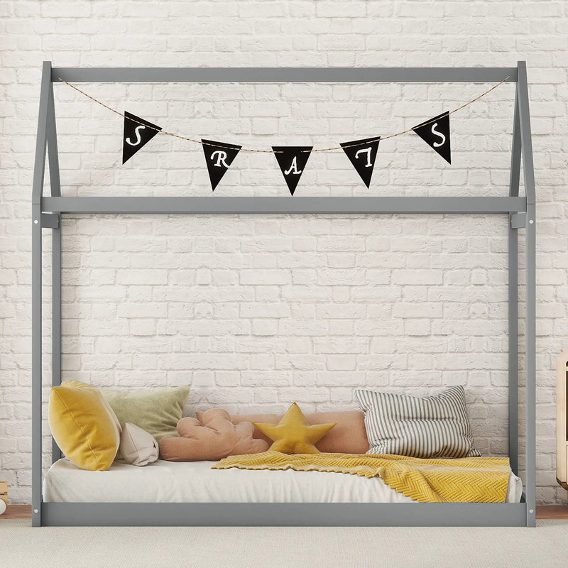 Wooden House Shaped Bed by Unique Piece Furniture
