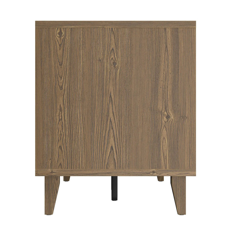 Modern 60 Inch TV Stand in Classic Walnut Finish by HouseOfZazla