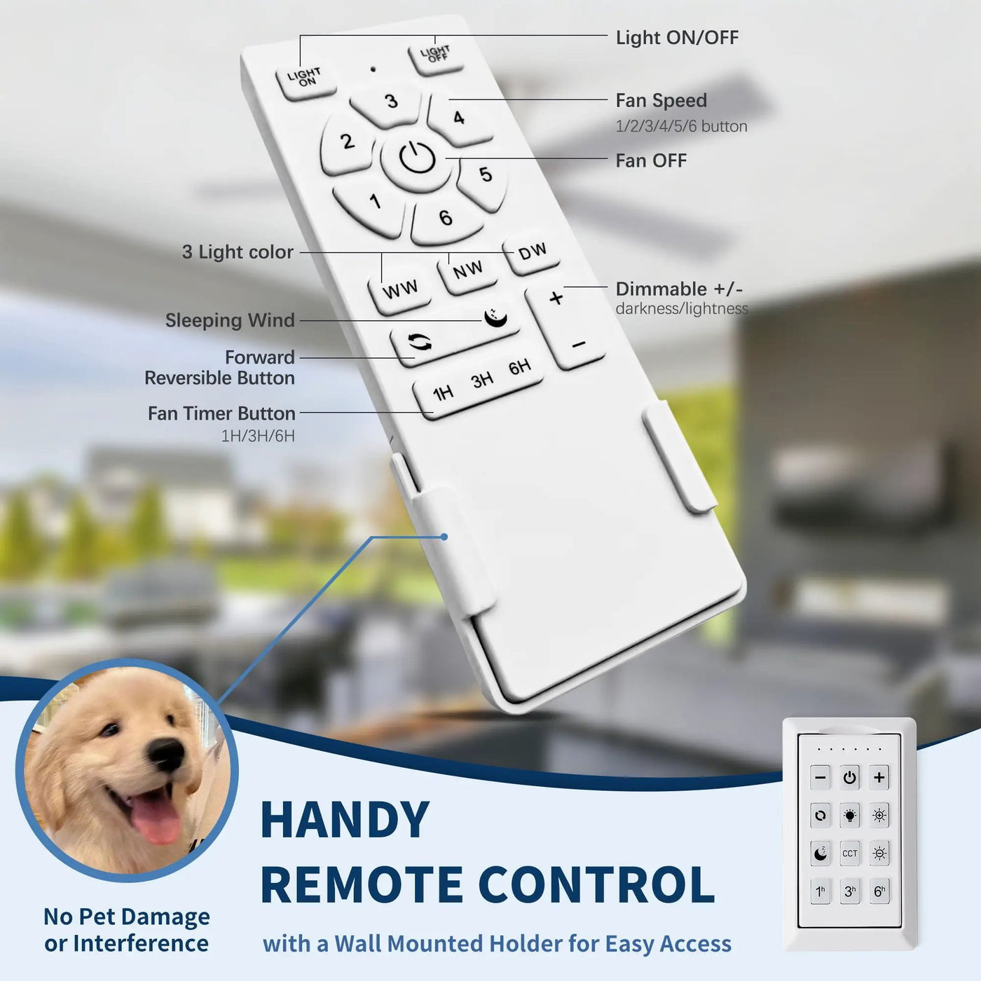 Low Profile Flush Mount Intergrated LED Ceiling Fan With Light And Reversible Quiet Motor by HouseOfZazla