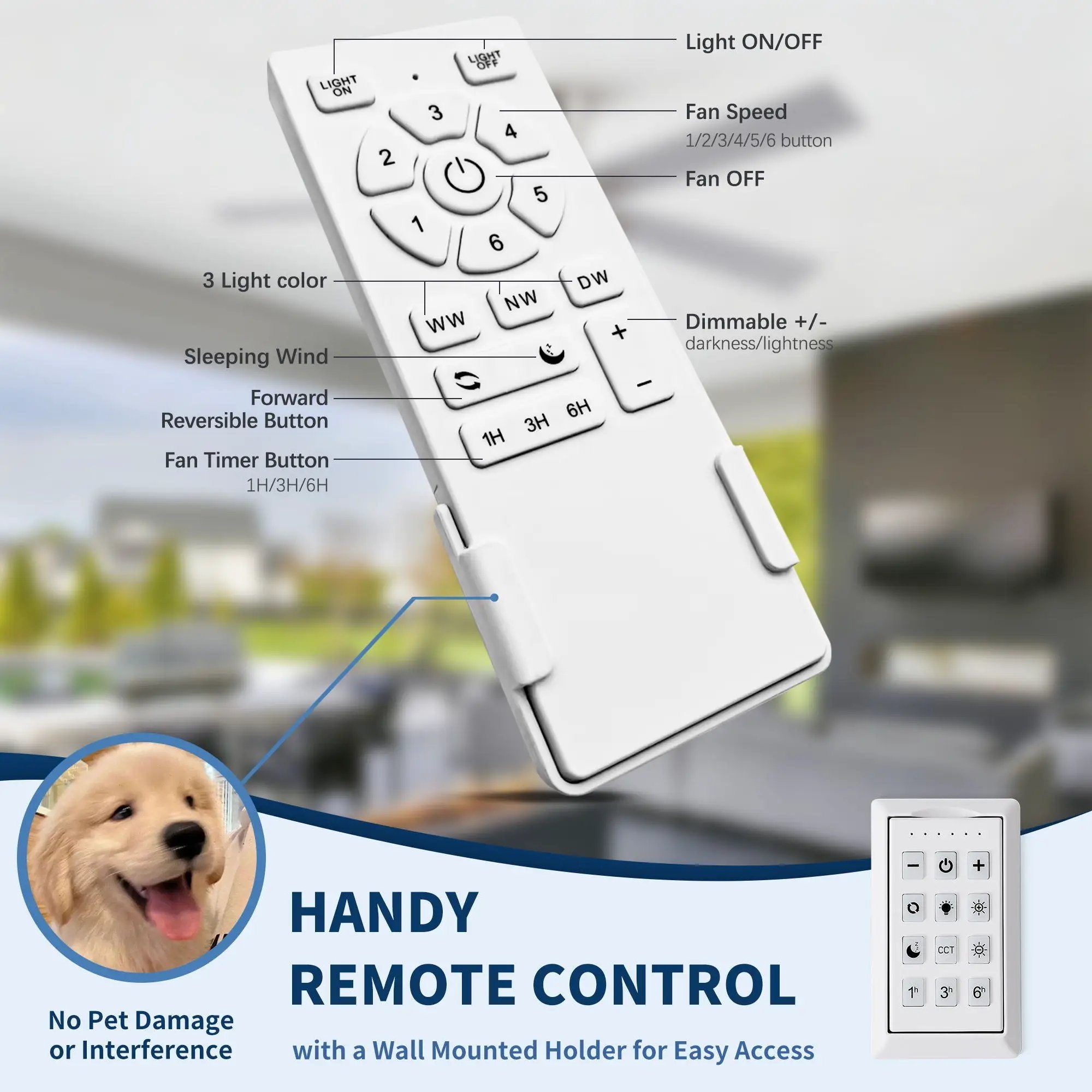 Low Profile Flush Mount Intergrated LED Ceiling Fan With Light And Reversible Quiet Motor by HouseOfZazla