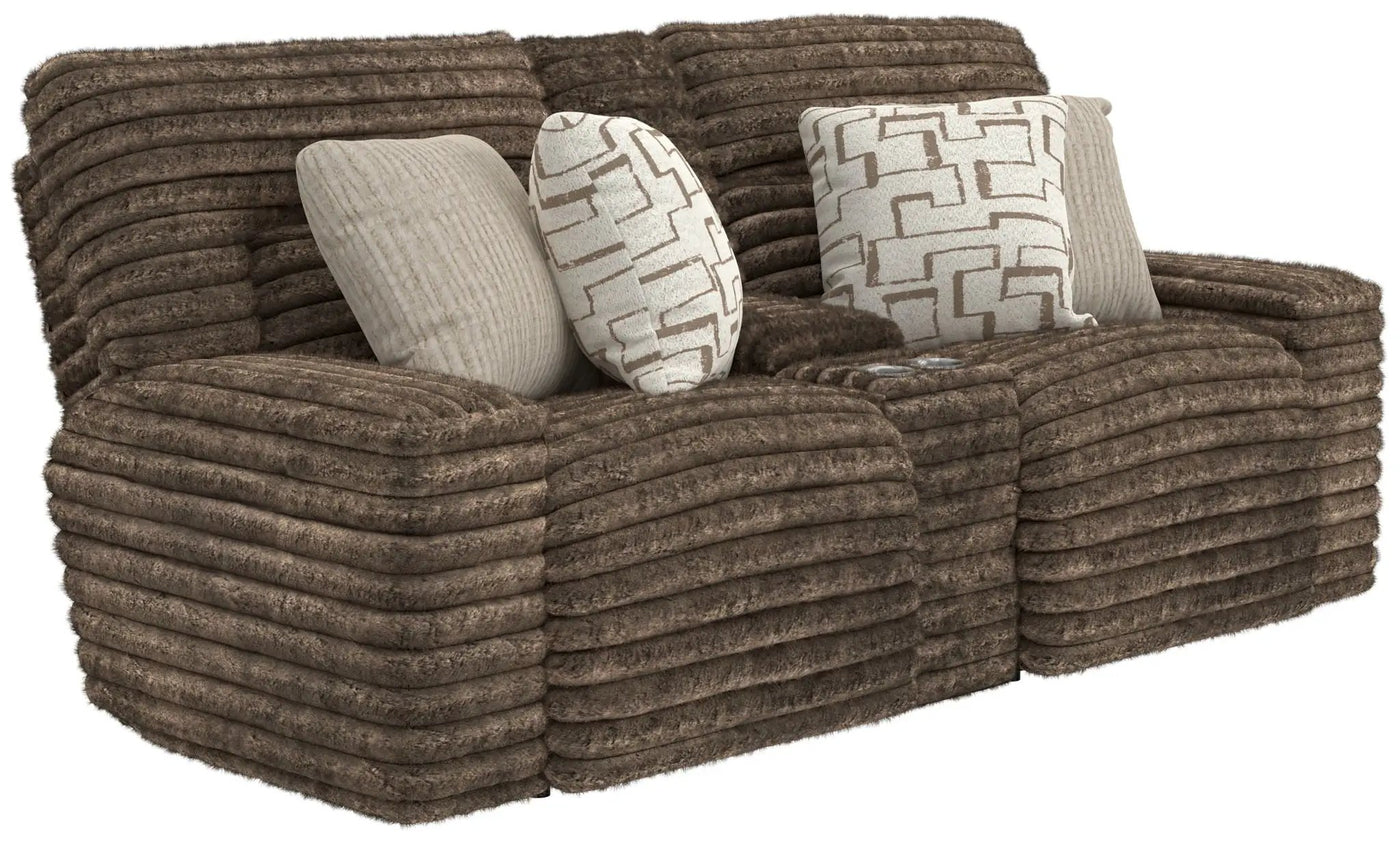 Lynx - Power Reclining Console Loveseat With Zero Gravity by Unique Piece Furniture