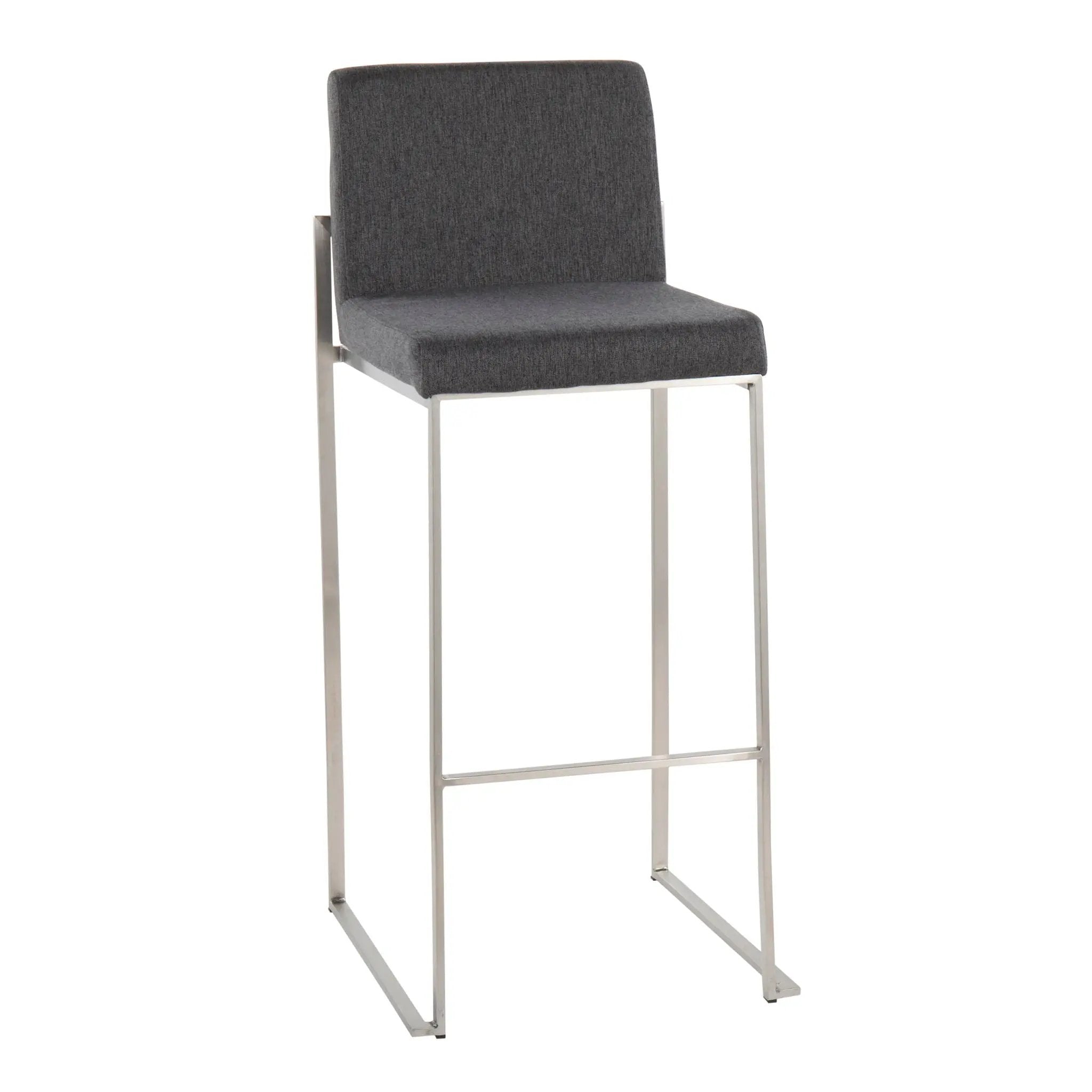 Fuji - Contemporary And Modern Elegance High Back Barstool by Unique Piece Furniture