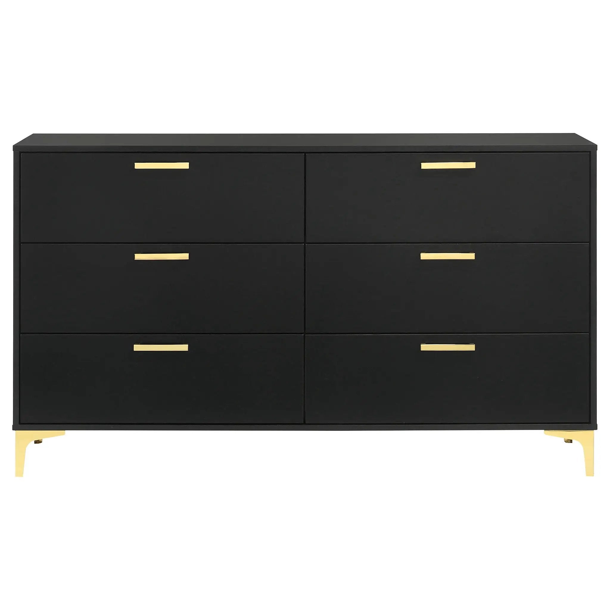 Kendall 6-drawer Dresser Black by Unique Piece Furniture