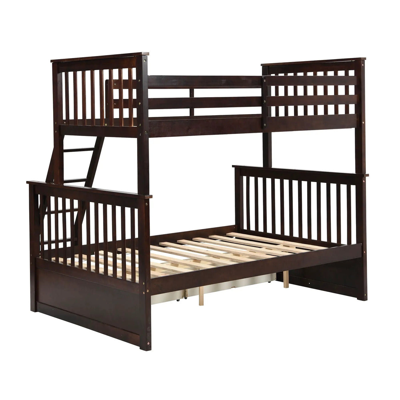 Bunk Bed With Ladder, And Safety Guard Rails by HouseOfZazla