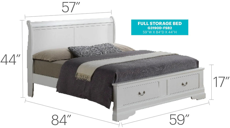 Upholstered Panel Sleigh Bed Design by Unique Piece Furniture